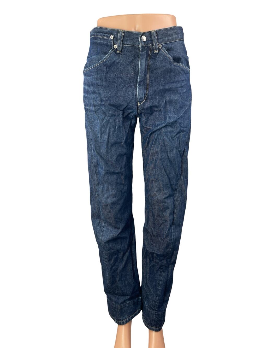 Levi's Women's Blue High Waisted Straight Wide Leg Denim Jeans Pants Size 29